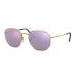RAY-BAN RB 3548-N ESPEJO ORO ROSA