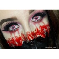 RED ZOMBIE- LENTES CONTACTO FANTASÍA DÍA 2