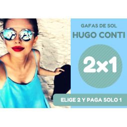 PROMO 2X1 SOL HUGO CONTI